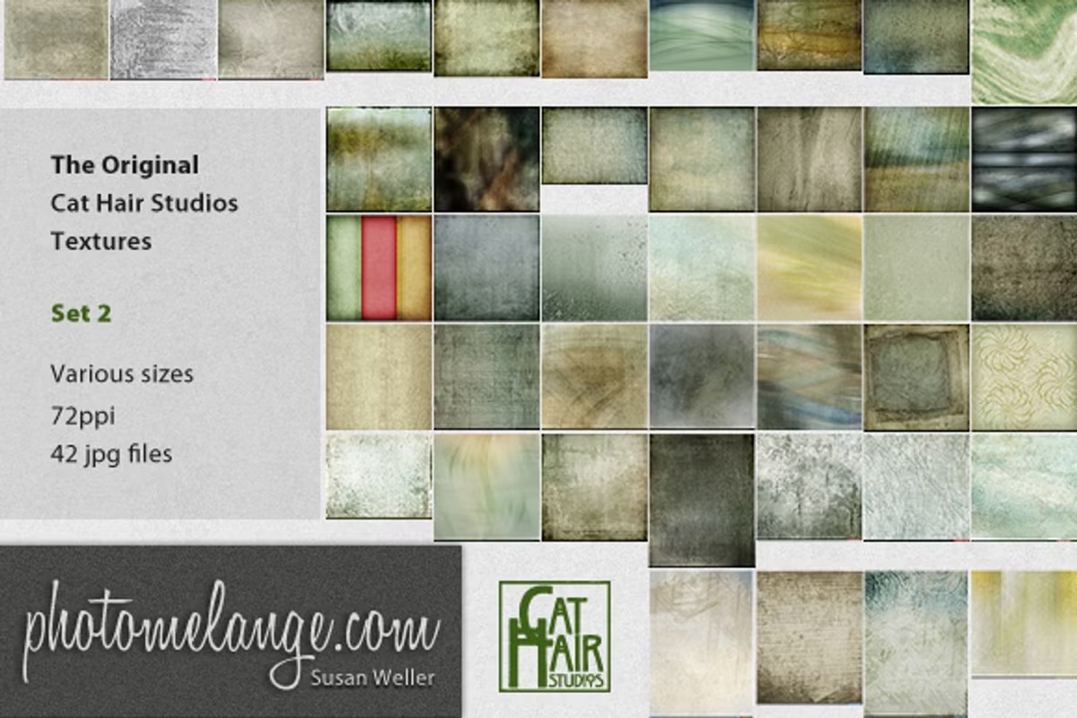 Set 2 Cat Hair Studios Textures