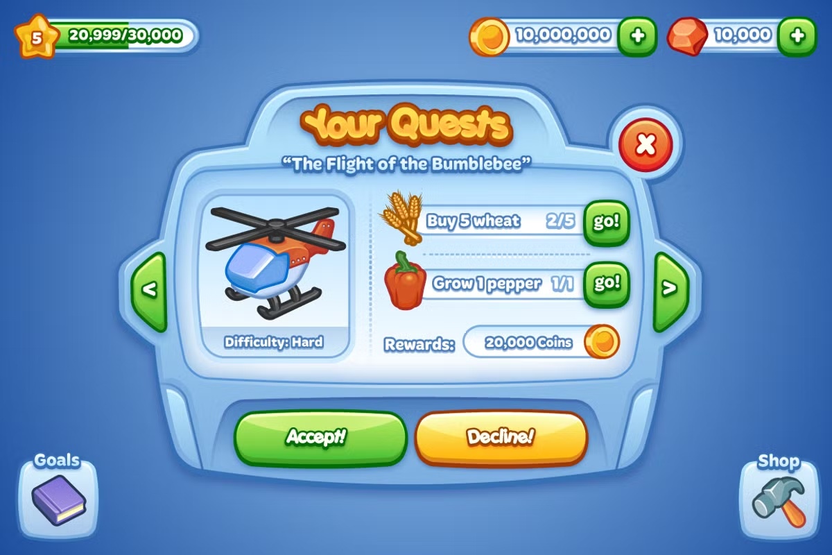 Casual Game UI Starter Set