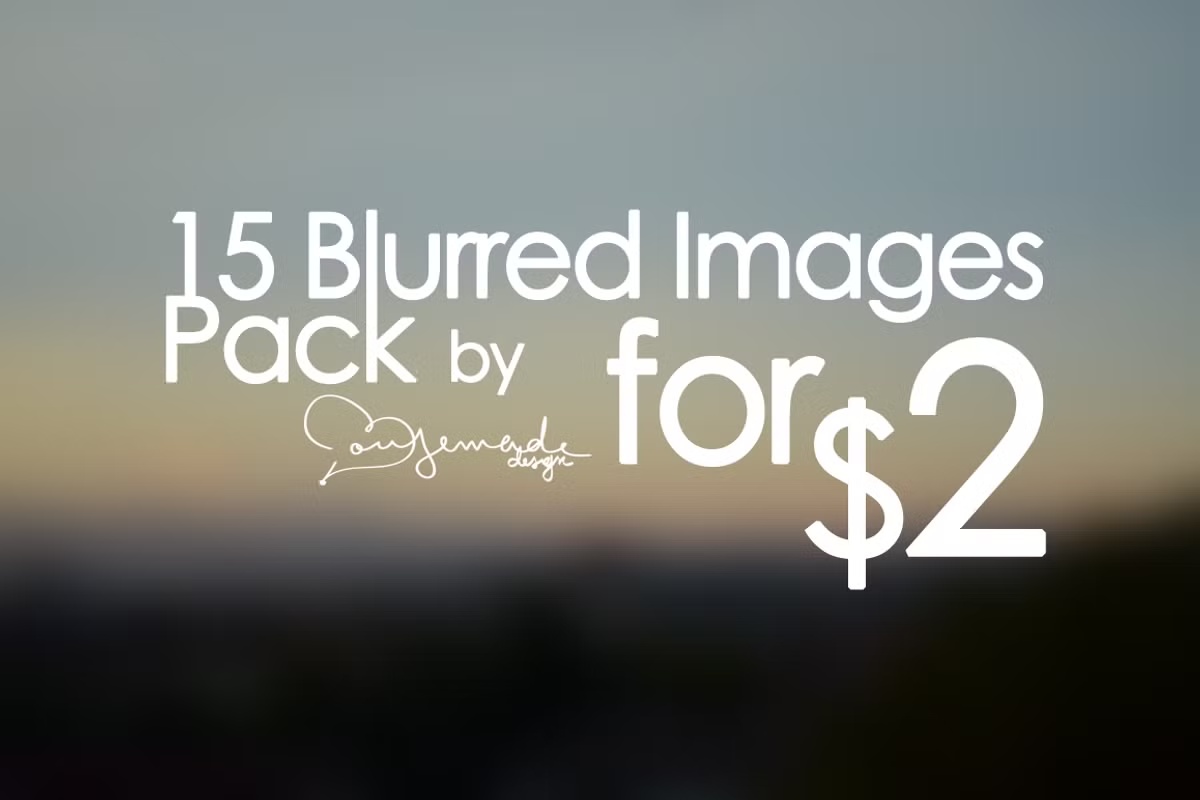 15 High-Res Blurred Images Pack