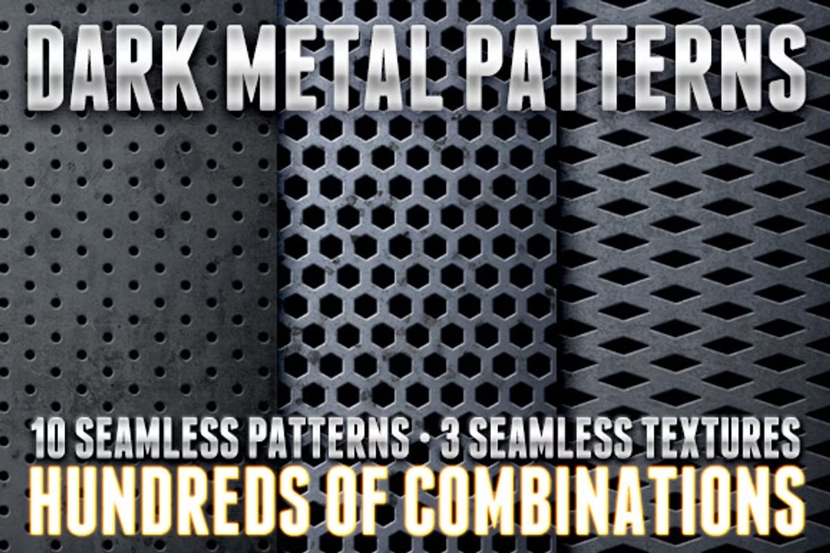 Dark Metal Pattern Pack 1