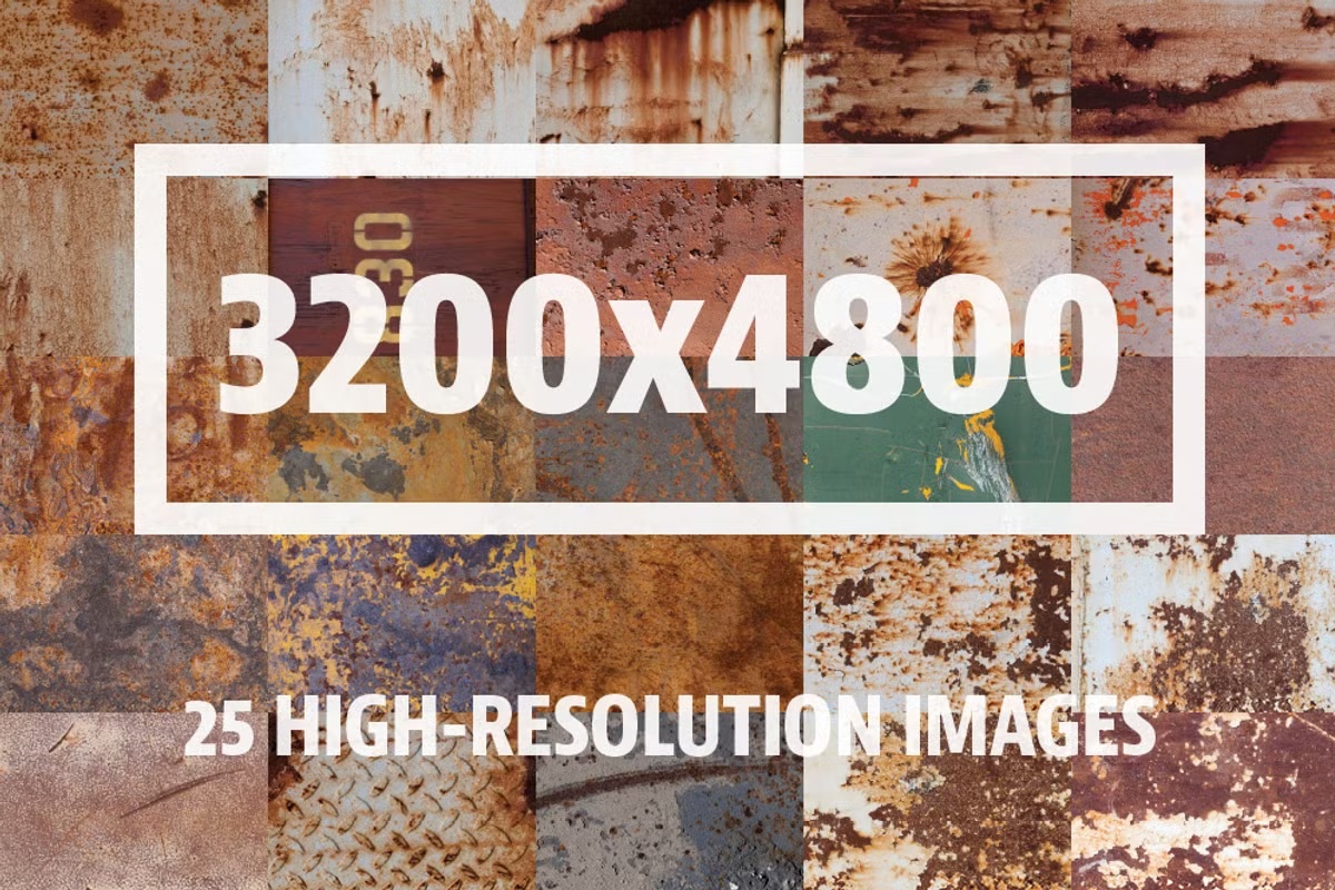 25 Grunge Metal/Rust Images Vol. 1 4 25 Grunge Metal/Rust Images Vol. 1