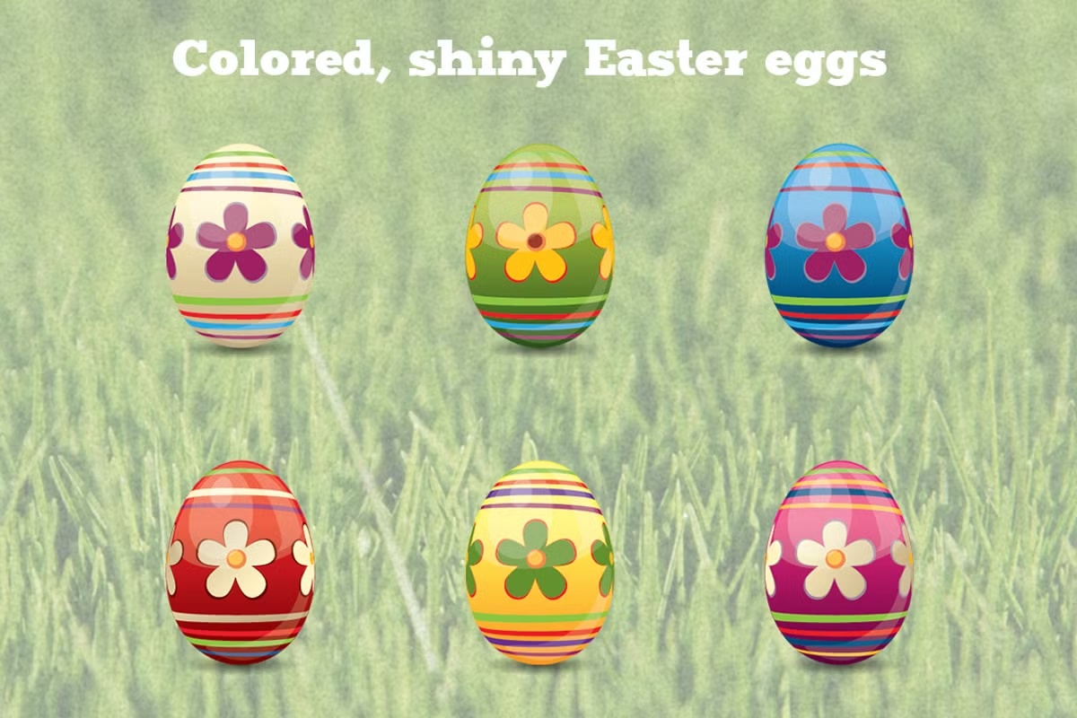 Colored Easter Eggs