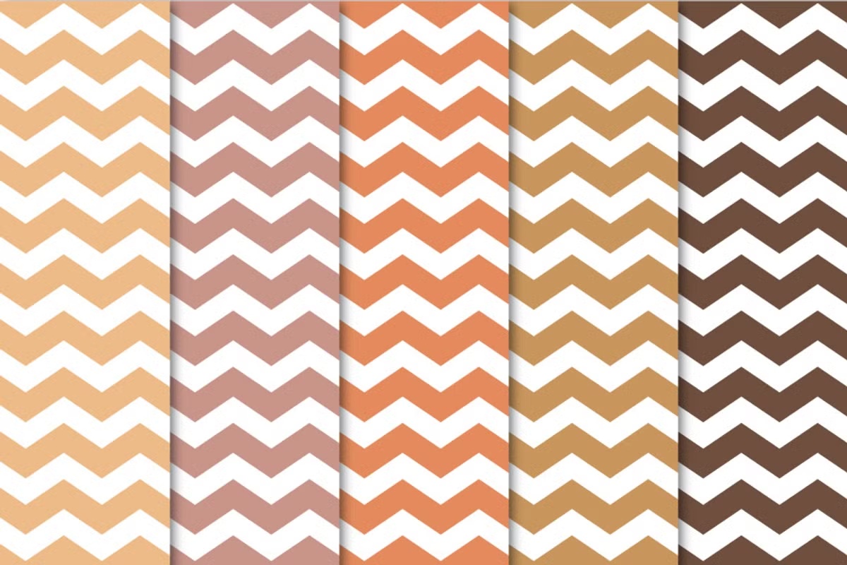 Digital Papers Chevron Autumn 4 Digital Papers Chevron Autumn