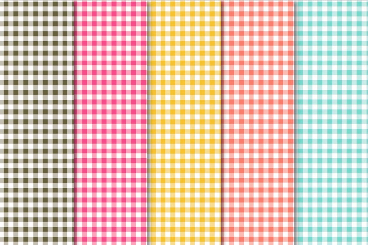 Digital Papers Gingham 3 Digital Papers Gingham