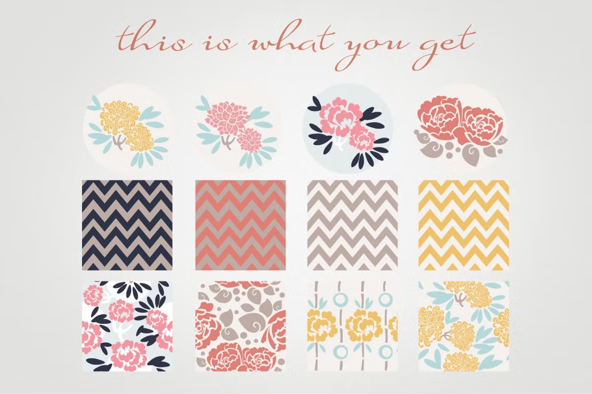 Spring Patterns - Creative Market