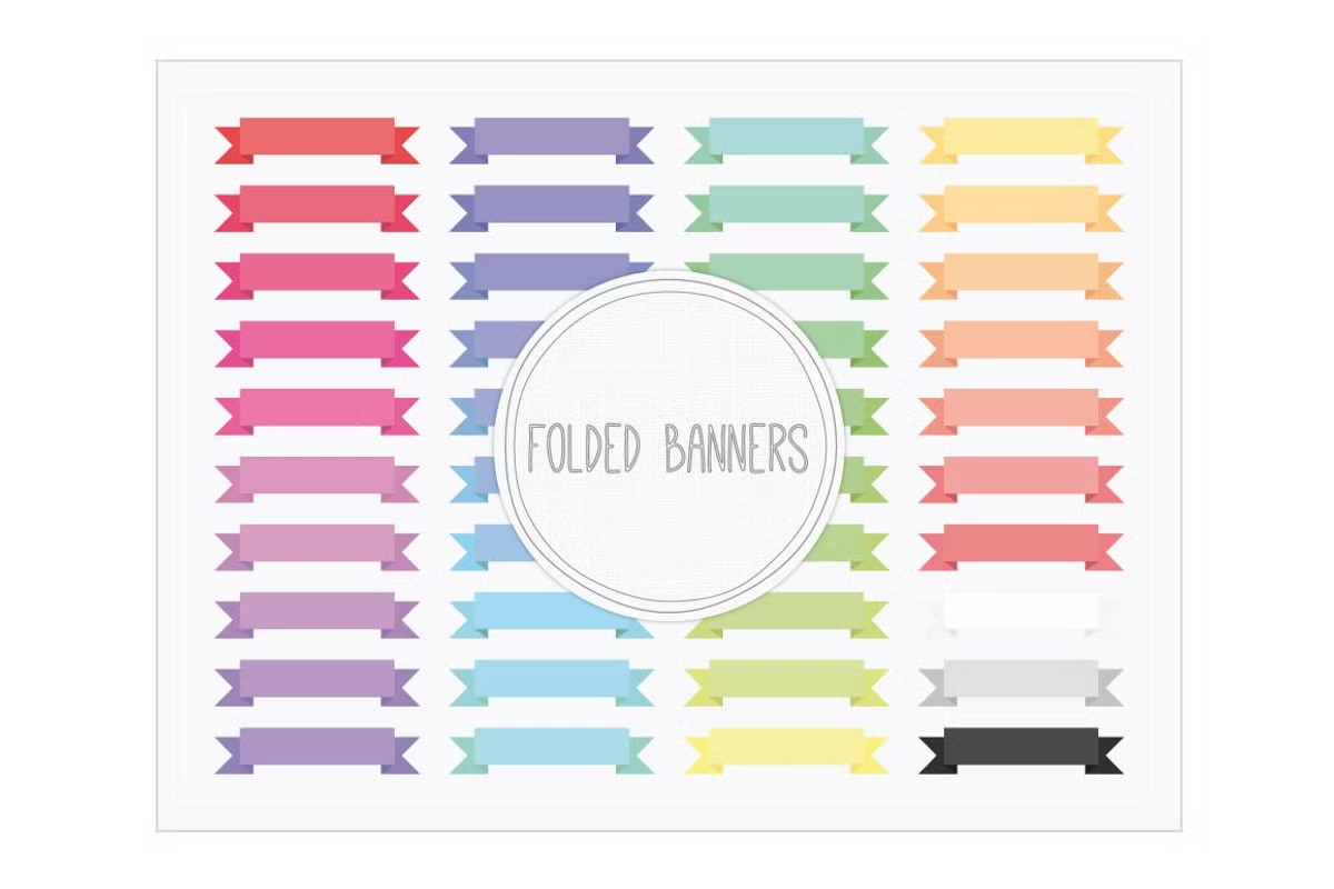 Folded Banners