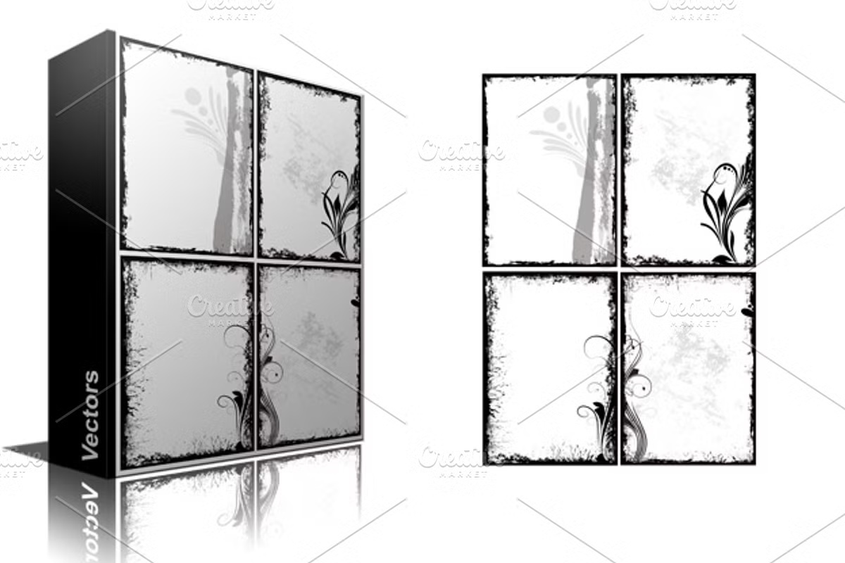 Grunge Photo Frames & Borders