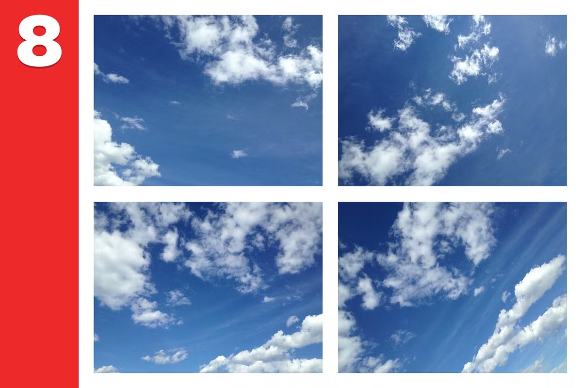 8 Cloud Textures 3 8 Cloud Textures