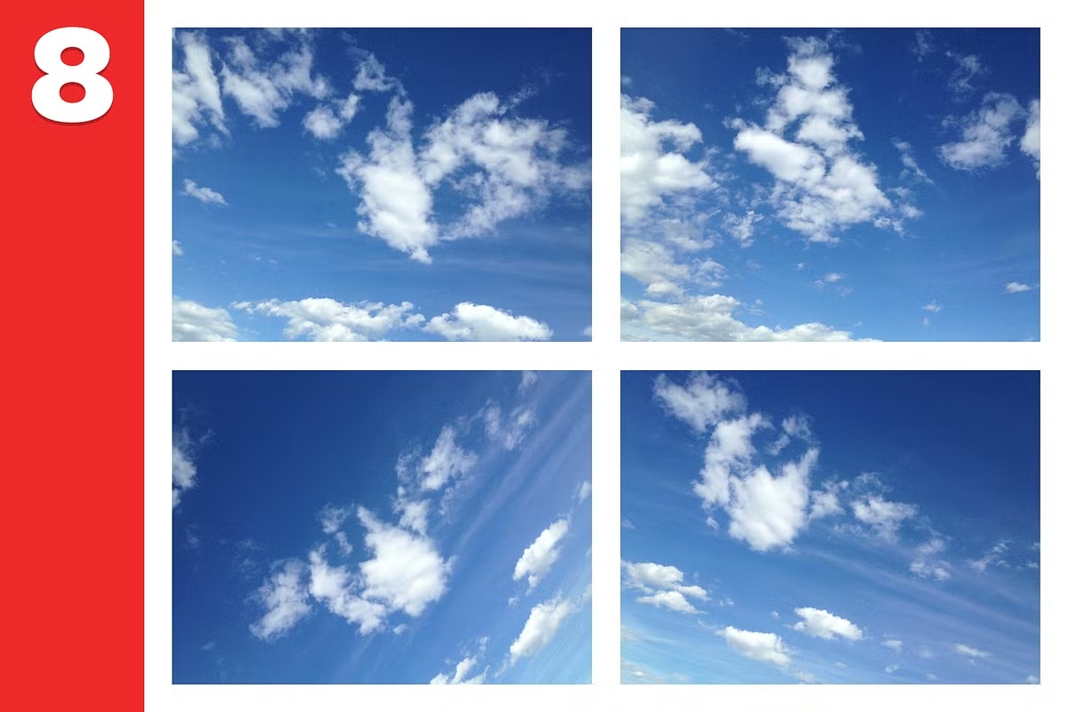 8 Cloud Textures 4 8 Cloud Textures