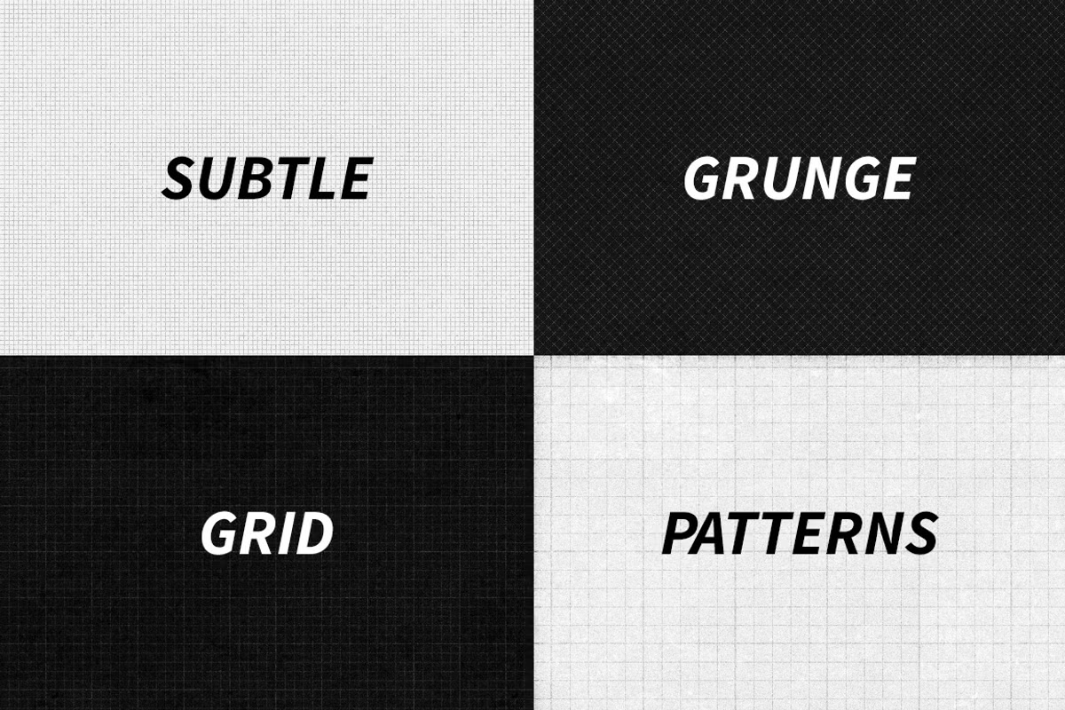 Subtle Grunge Grid Patterns