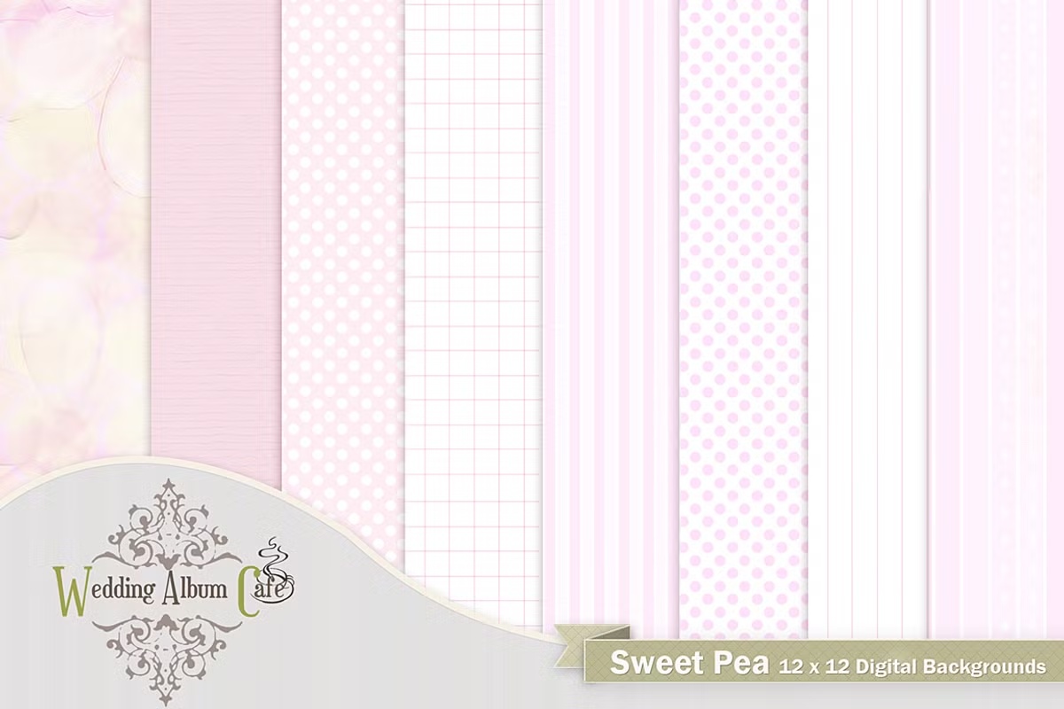 Sweet Pea Digital Papers