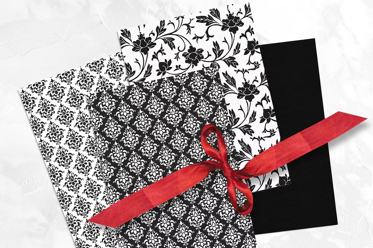 Black And White Damask Backgrounds 5 Black And White Damask Backgrounds