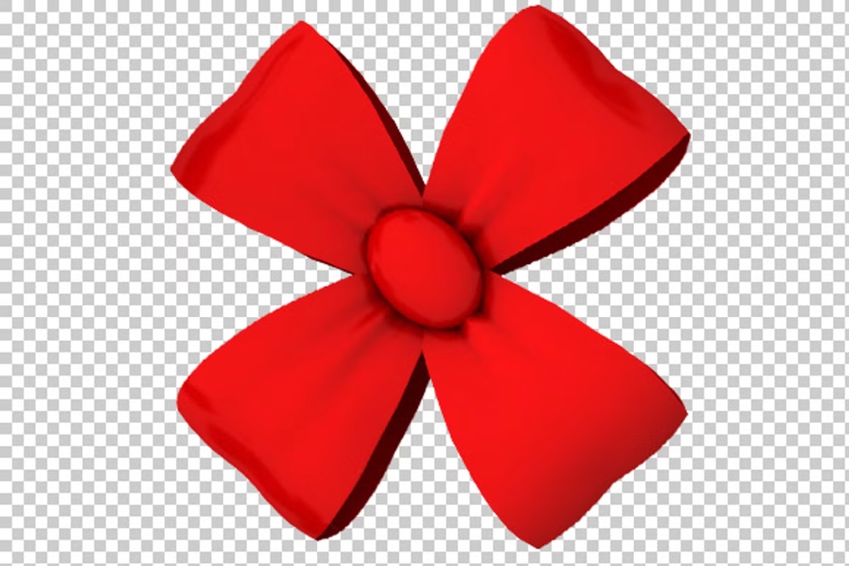 Decorative Bow - 3D Render PNG