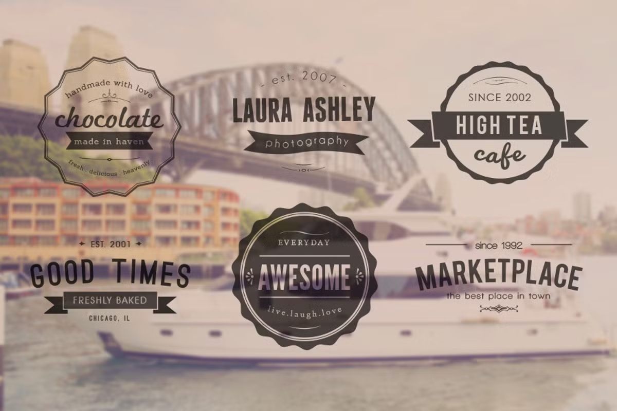 Vintage Logo and Badges 1