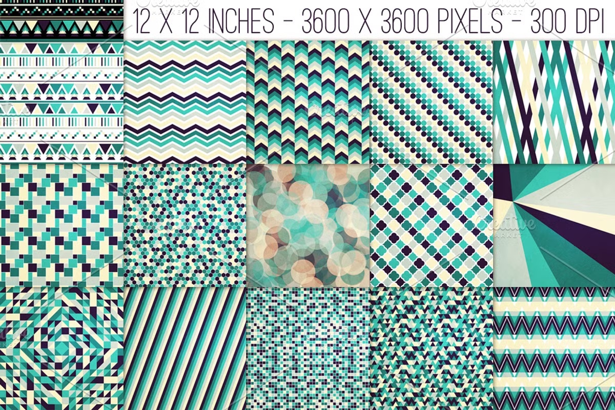Ocean Paper 16 Pattern Set 3 Ocean Paper 16 Pattern Set