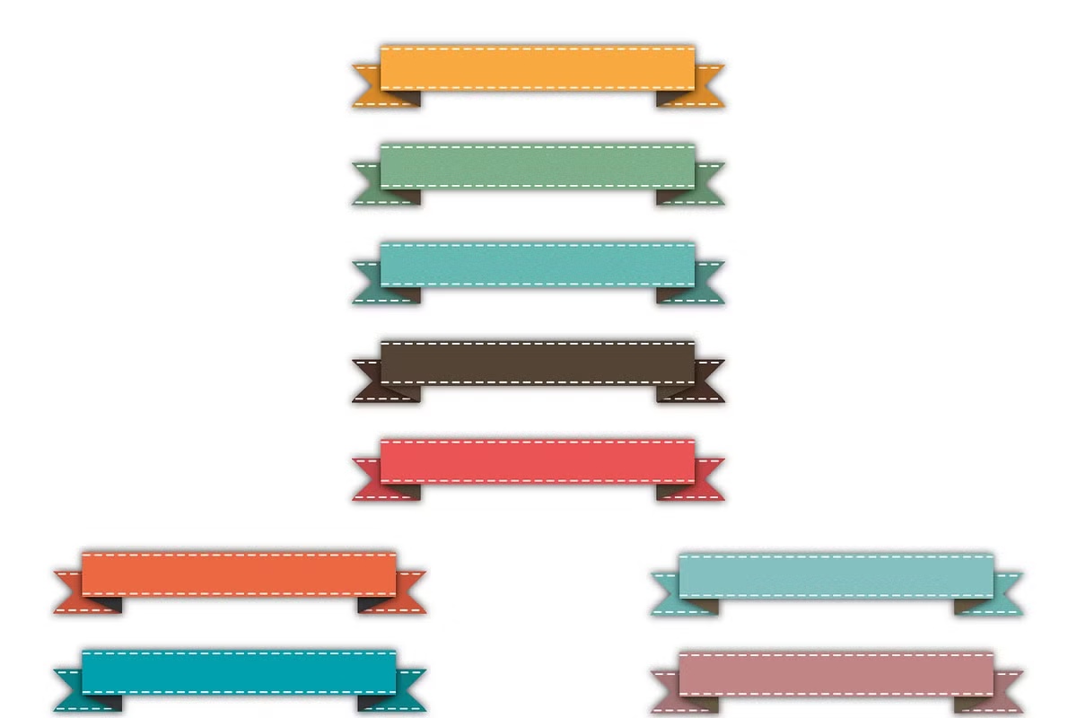 Retro Banners Vectors and Clipart 3 Retro Banners Vectors and Clipart