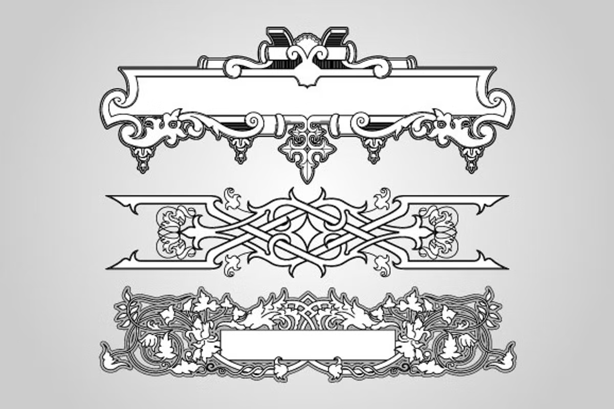 25 Renaissance Frames and Ornaments 3 25 Renaissance Frames and Ornaments