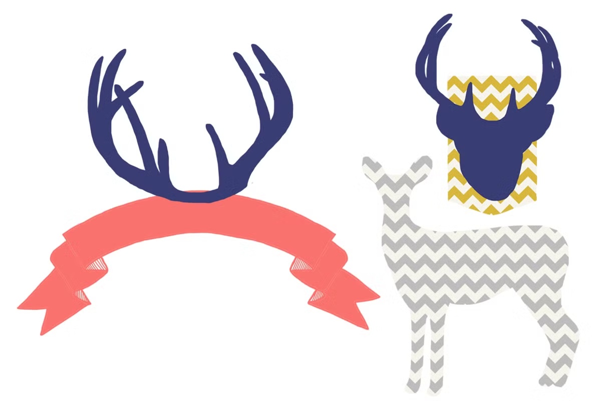 Chevron Deer Clip Art 3 Chevron Deer Clip Art